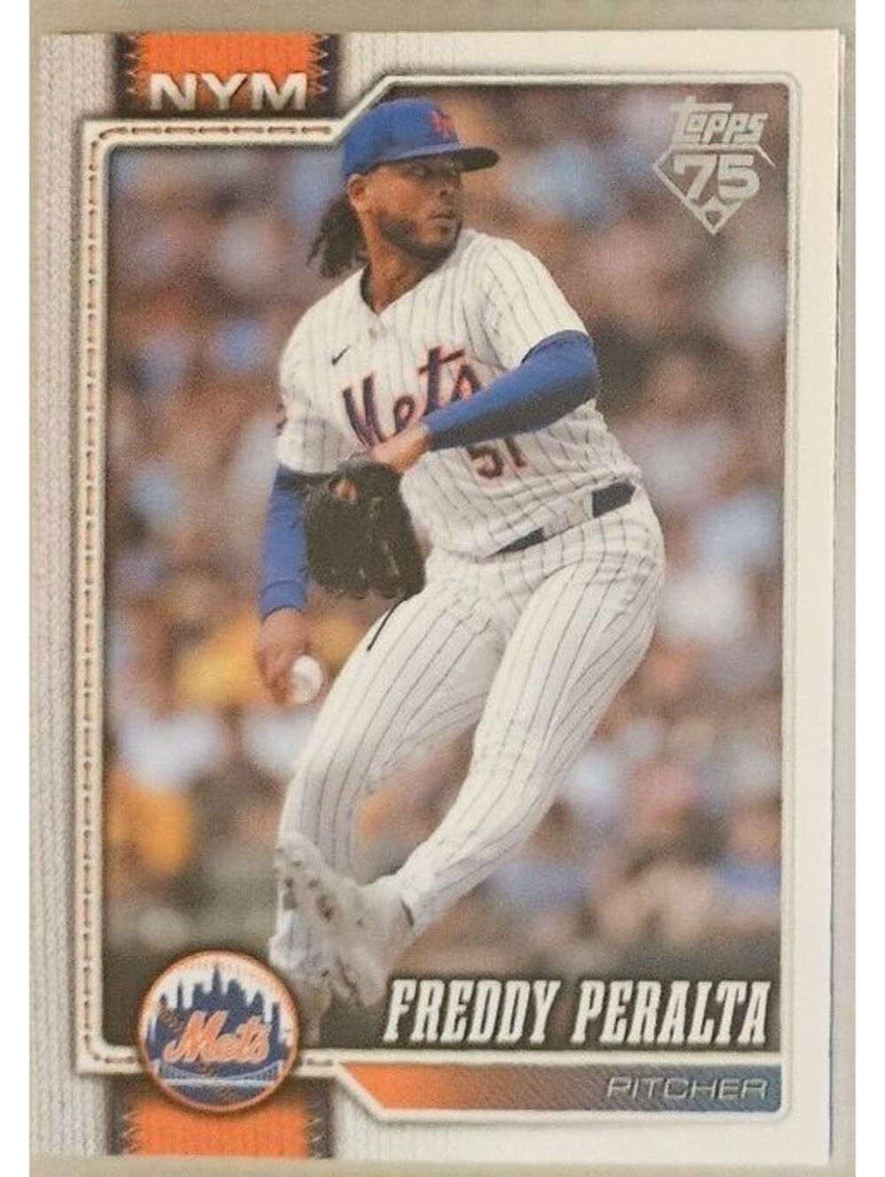 Freddy Peralta - 2026 Topps 75th Anniversary #657 New York Mets